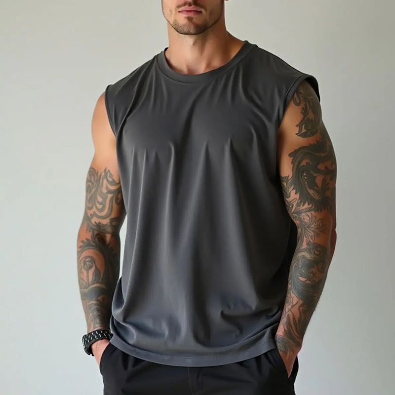RGM01-LISA Camiseta Masculina Muscle 100% Algodão Confortável Casual Academia