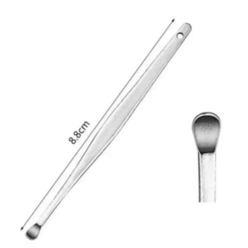 Kit 6 peças para limpeza de cera, removedor de cera de ouvido, limpador de ouvido