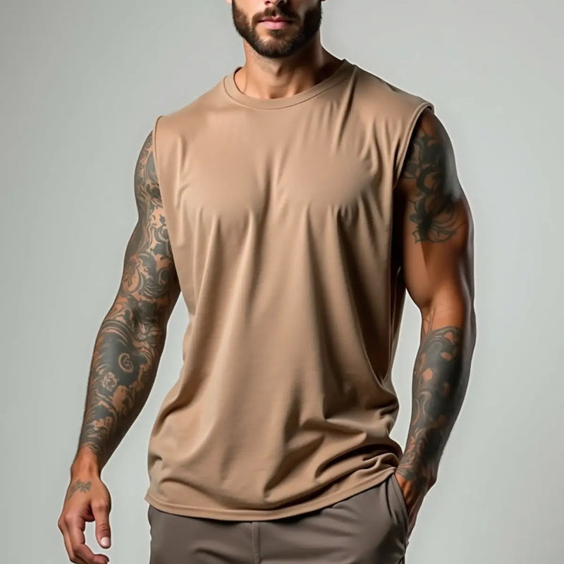 RGM01-LISA Camiseta Masculina Muscle 100% Algodão Confortável Casual Academia
