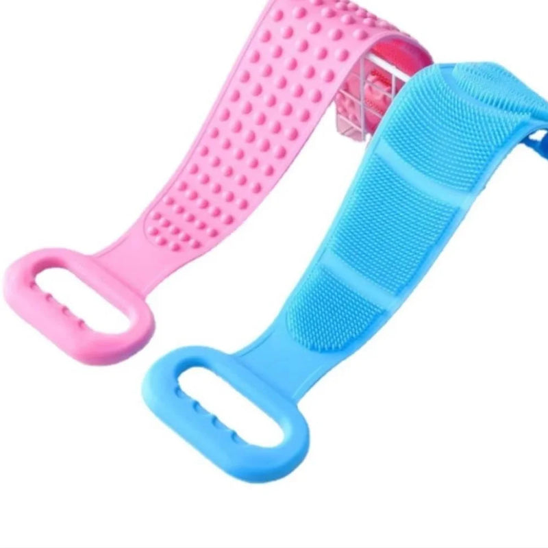Escova de massagem de silicone esponja banho limpeza profunda da pele do corpo esfoliante suave antibacteriano relaxante higiene