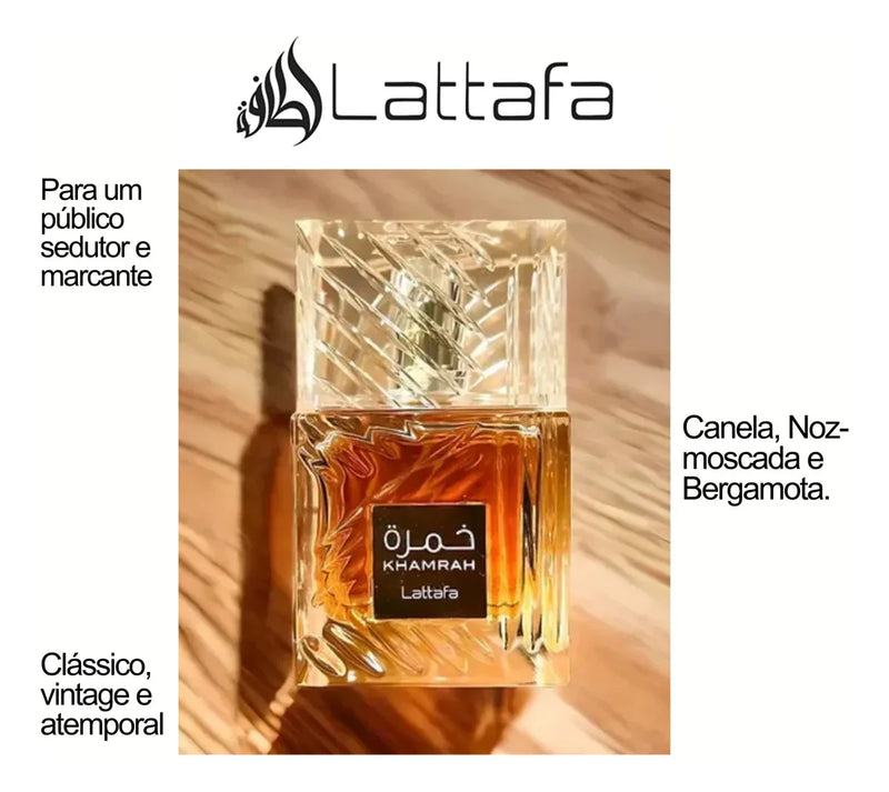 Lattafa Eau De Parfum Original Khamrah Perfume 5ML 15ML 100ML