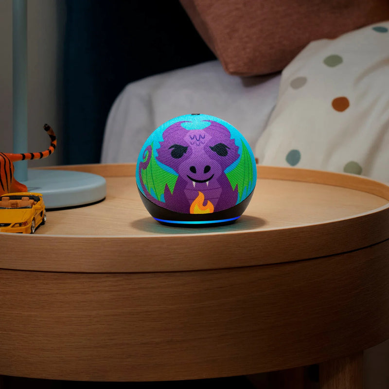 Echo Dot Alexa 5 Geração Kids 2022 - Fire Dragon entrega rápida no Brasil