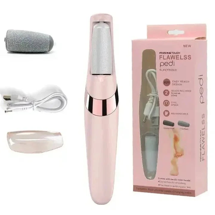 Lixadeira elétrica removedora de pés portátil esfoliante de calos lixa para pele lisa recarregável higiene prática cuidados pessoais