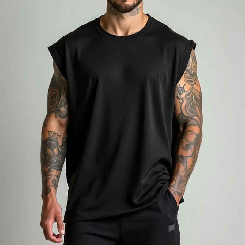RGM01-LISA Camiseta Masculina Muscle 100% Algodão Confortável Casual Academia