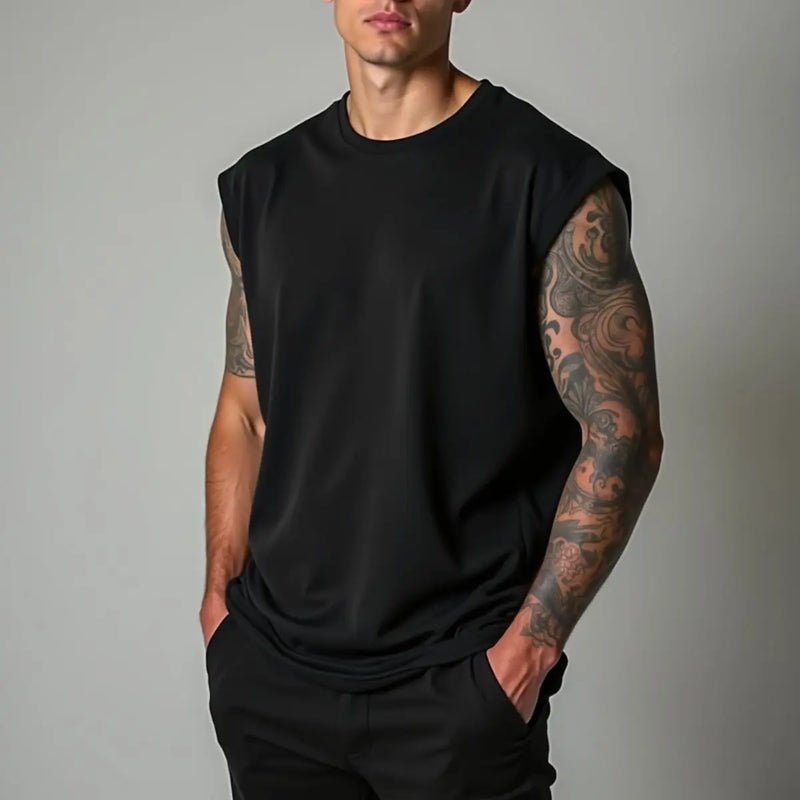 RGM01-LISA Camiseta Masculina Muscle 100% Algodão Confortável Casual Academia