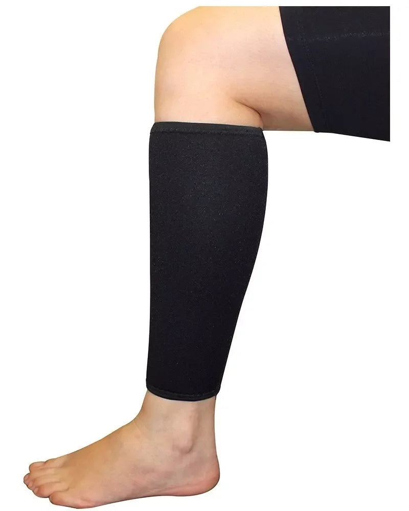 Par de Canelito Sports Compression Support Protetor de panturrilha Canela Meion Corrida Futebol Treinamento Masculino Feminino Unissex