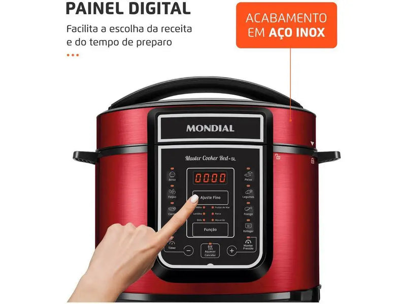 Mondial Digital Electric Pressure Cooker-220V