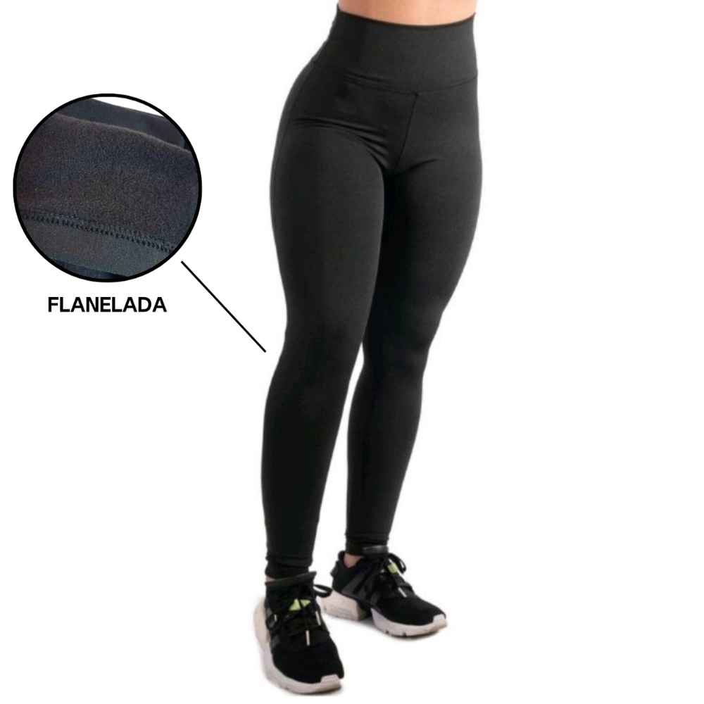 legging feminina peluciada forrada por dentro conforto inverno