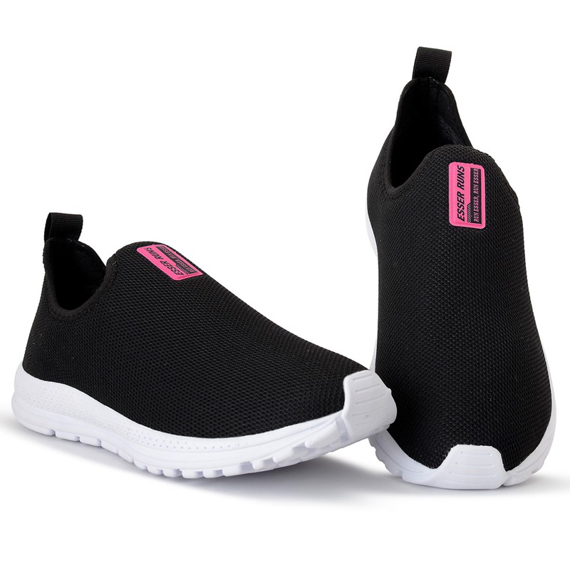 tênis feminino slip on leve para academia e caminhada