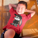 Camiseta Infantil Pernalonga Descolado Estiloso Moderna Básica Blusa Coelho Looney Tunes Anos80