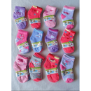 Kit 12 Pares Meia Infantil Menina Antiderrapante Estampada Colorida Meias Infantil de meninas