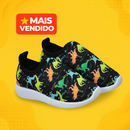 tenis infantil menino menina Dinossauro Calce Fácil escola 20-33