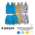 Kit Camiseta e Short Bebê Infantil Estampado 0 a 3 anos Menino Menina Algodão MELHOR PREÇO!!