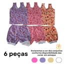 Kit Camiseta e Short Bebê Infantil Estampado 0 a 3 anos Menino Menina Algodão MELHOR PREÇO!!