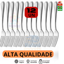 Jogo de Talheres 36 peças Aço Inox 12 Facas 12 Garfos de Mesa 12 Colheres Para Cozinha Casa