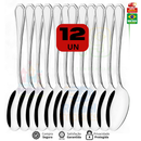 Jogo de Talheres 36 peças Aço Inox 12 Facas 12 Garfos de Mesa 12 Colheres Para Cozinha Casa