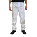 Calça operacional brim branca para trabalho