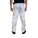 Calça operacional brim branca para trabalho