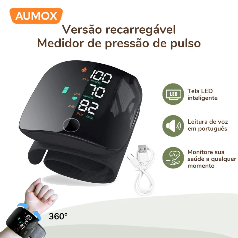 medidor de pressão arterial automático com voz